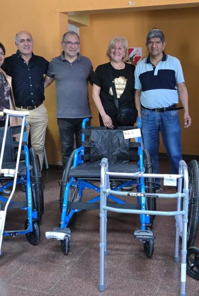 Entrega de Sillas de Ruedas